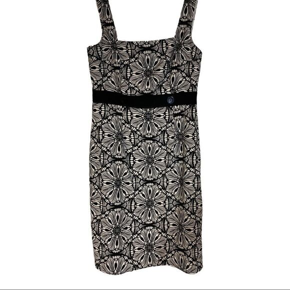 LONDON TIMES, Black&White, Geometric design, dress - Picture 1 of 11